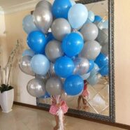 Облако из шаров «Gray and Blue»