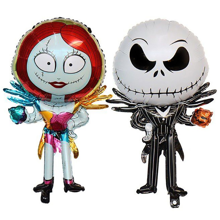 731dbf2daa1ea078db1cf1c4022dbaad Шар «Джек Скеллингтон» двусторонняя 89 см — изображение 1