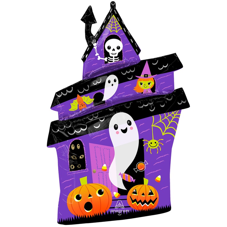 9185aba3e394311b735ebf404a395a5f Шар «Дом с привидениями» 81 см — изображение 1