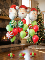 Новогодний сет шаров «Санта и Леденцы» — изображение 2